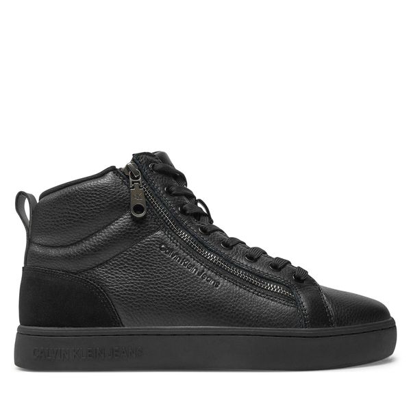 Calvin Klein Jeans Сникърси Calvin Klein Jeans Classic Cupsole Zip Mid In YM0YM01156 Черен