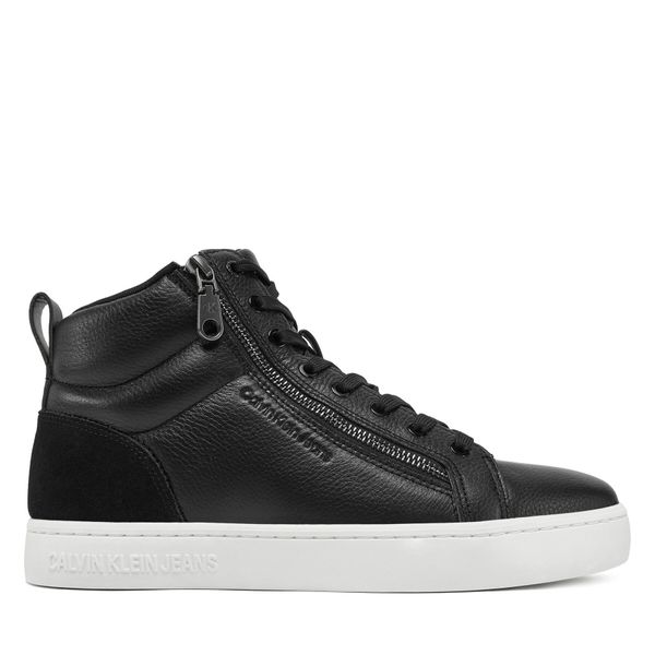 Calvin Klein Jeans Сникърси Calvin Klein Jeans Classic Cupsole Zip Mid In YM0YM01156 Черен