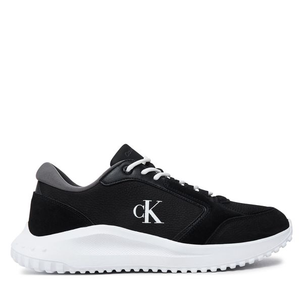 Calvin Klein Jeans Сникърси Calvin Klein Jeans Eva Runner Low Mg Wmm YM0YM01145 Черен