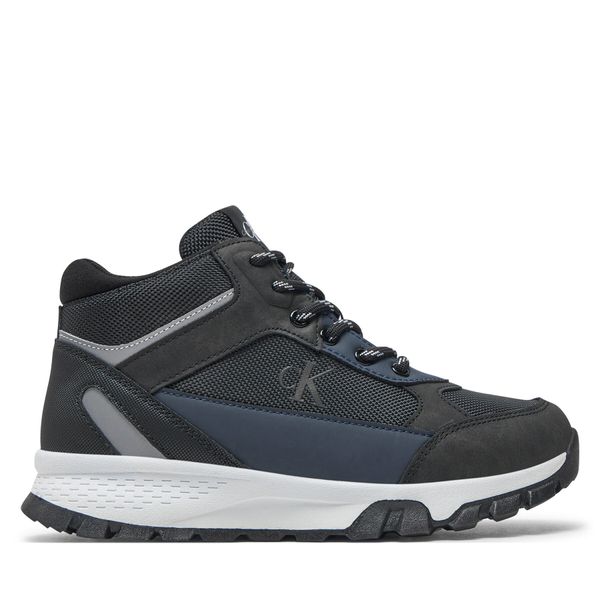 Calvin Klein Jeans Сникърси Calvin Klein Jeans High Top Lace-Up Sneaker V3B9-81087-1492 S Черен