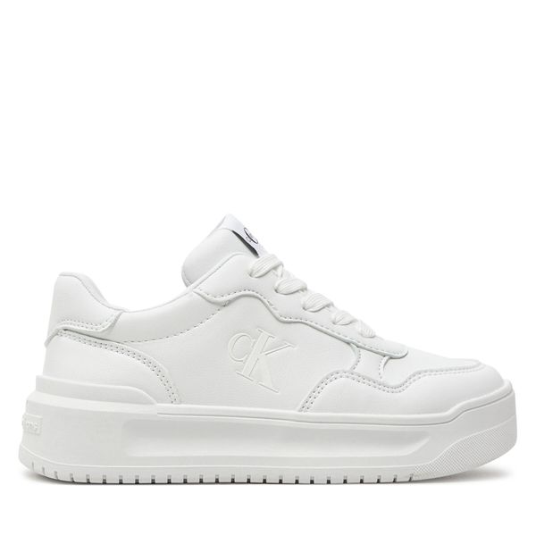 Calvin Klein Jeans Сникърси Calvin Klein Jeans Low Cut Lace-Up Sneaker V3A9-80980-1355 M Бял