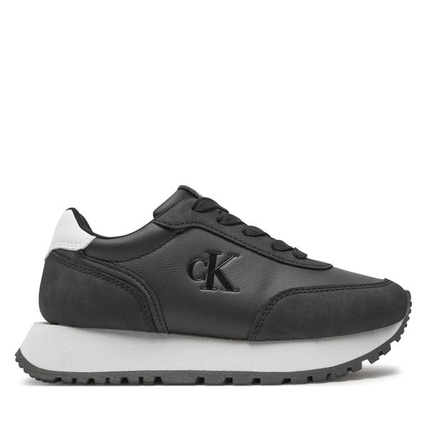 Calvin Klein Jeans Сникърси Calvin Klein Jeans Low Cut Lace-Up Sneaker V3A9-81004-1269 M Черен