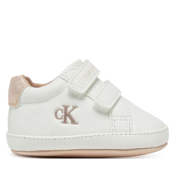 Calvin Klein Jeans Сникърси Calvin Klein Jeans Low Cut Velcro V0A9-82005-1582 Бял