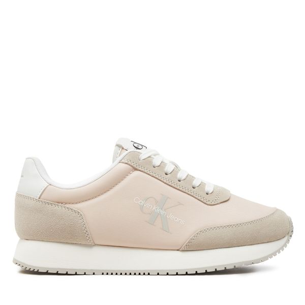 Calvin Klein Jeans Сникърси Calvin Klein Jeans Retro Runner Low Lace Ny Ml YW0YW01326 Розов