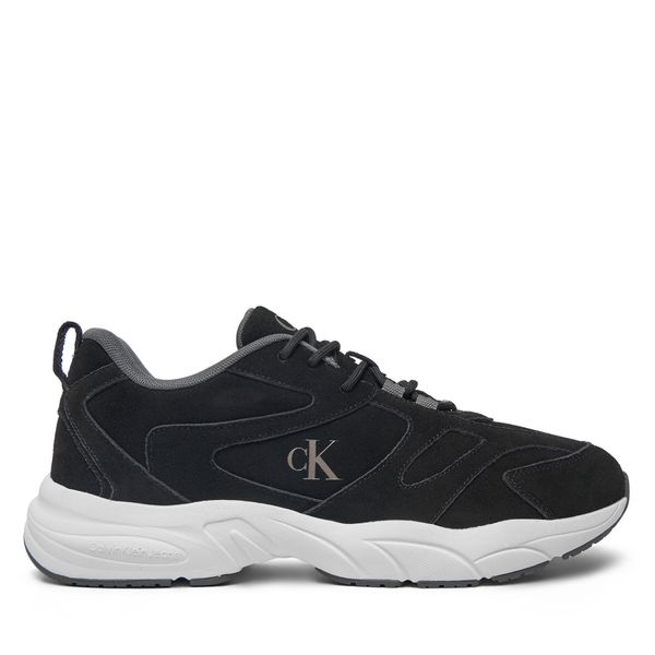 Calvin Klein Jeans Сникърси Calvin Klein Jeans Retro Tennis Low Mg Mix Media YM0YM01171 Черен