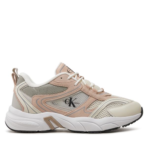Calvin Klein Jeans Сникърси Calvin Klein Jeans Retro Tennis Su-Mesh Wn YW0YW00891 Бежов