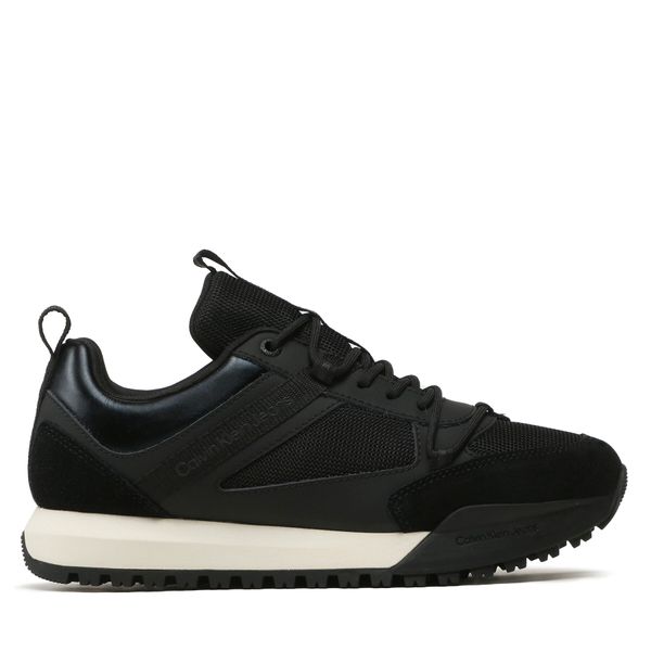 Calvin Klein Jeans Сникърси Calvin Klein Jeans Toothy Runner Low Laceup Mix YM0YM00710 Black/Bright White BEH