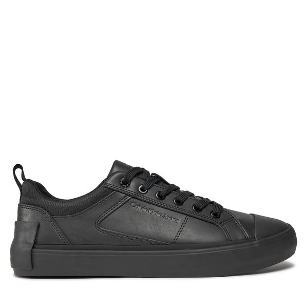 Calvin Klein Jeans Сникърси Calvin Klein Jeans Vulcanized Low Laceup Mix In Uc YM0YM00894 Triple Black 0GT