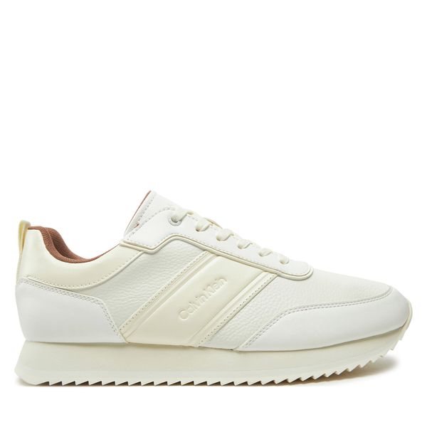 Calvin Klein Сникърси Calvin Klein Low Top Lace Up Logo Lth HM0HM01654 Бял