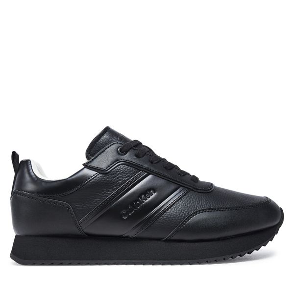 Calvin Klein Сникърси Calvin Klein Low Top Lace Up Logo Lth HM0HM01654 Черен