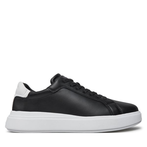 Calvin Klein Сникърси Calvin Klein Low Top Lace Up Lth HM0HM01016 Черен