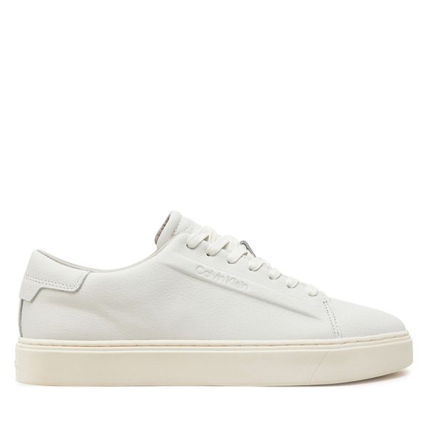 Calvin Klein Сникърси Calvin Klein Low Top Lace Up Lth HM0HM01516 Бял