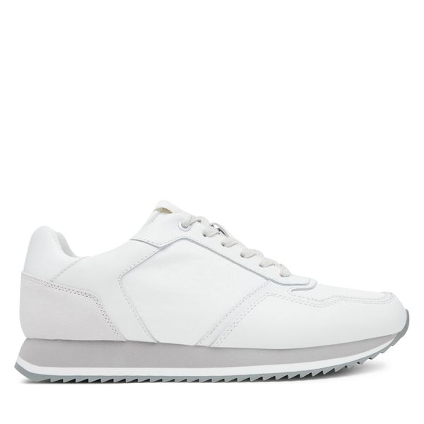 Calvin Klein Сникърси Calvin Klein Low Top Lace Up Lth Mono HM0HM01807 Сив