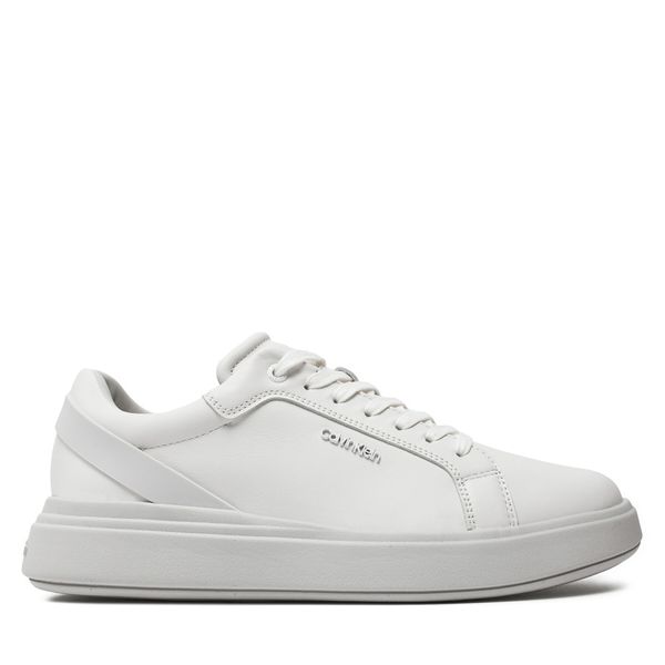 Calvin Klein Сникърси Calvin Klein Low Top Lace Up W/ Stripe HM0HM01494 Бял