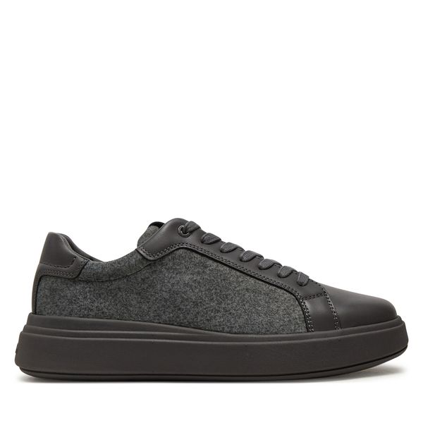 Calvin Klein Сникърси Calvin Klein Low Top Lace Up Wool HM0HM01597 Сив