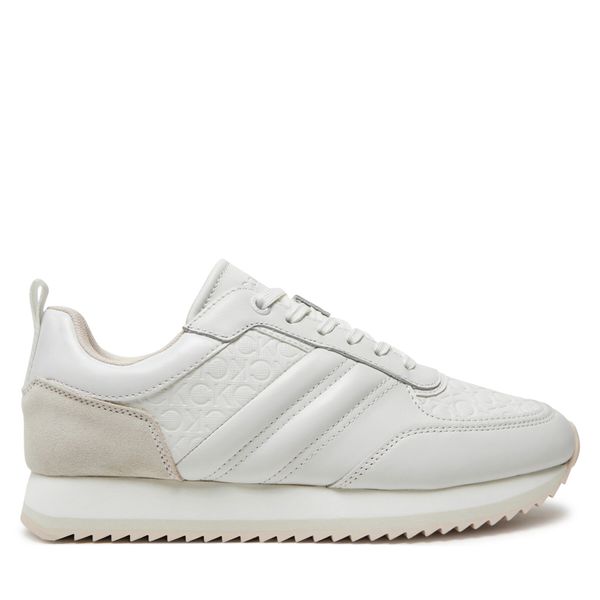 Calvin Klein Сникърси Calvin Klein Runner Lace Up Saff Mono HW0HW02102 Бял