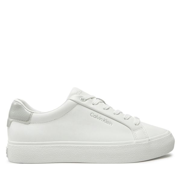 Calvin Klein Сникърси Calvin Klein Vulc Lace Up Texture Fox - Lth HW0HW02439 Бял