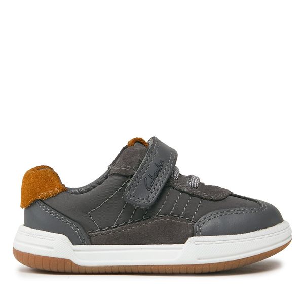 Clarks Сникърси Clarks Fawn Family 261751286 Сив