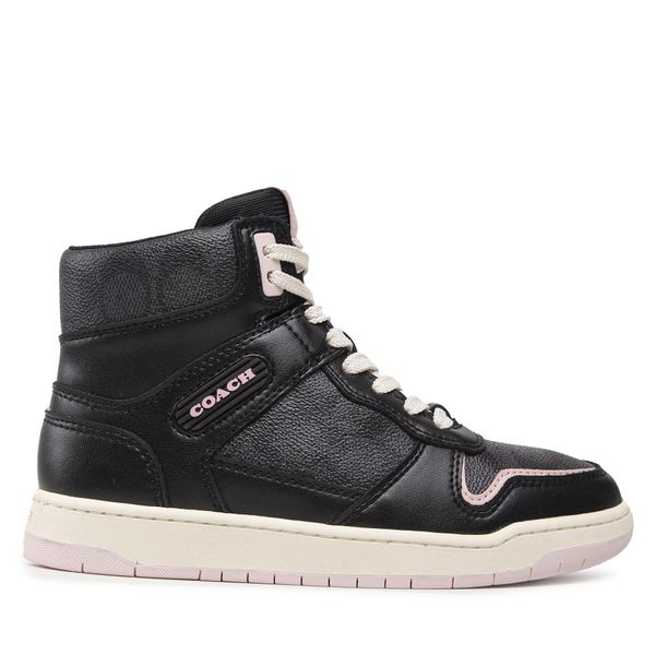 Coach Сникърси Coach Hi Top Coated Canvas CD304 Черен