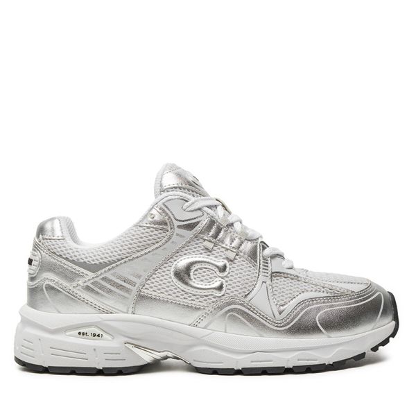 Coach Сникърси Coach Metallic CU275 Бял