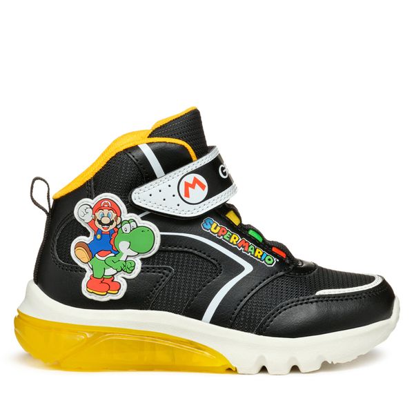 Geox Сникърси Geox J Ciberdron Boy J46LBJ 054FU C0054 M Черен