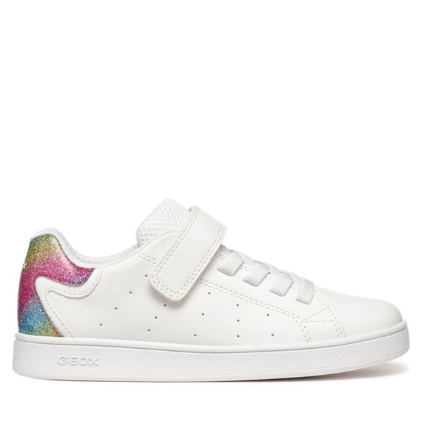 Geox Сникърси Geox J Eclyper J36LRA 0BCQD C0653 S Бял