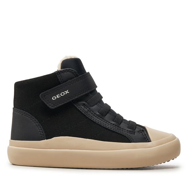 Geox Сникърси Geox J Gisli Girl J464NI 0AU54 C9999 M Черен