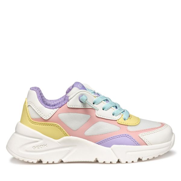 Geox Сникърси Geox J Loftus J55M2B 1454 C0653 S Бял