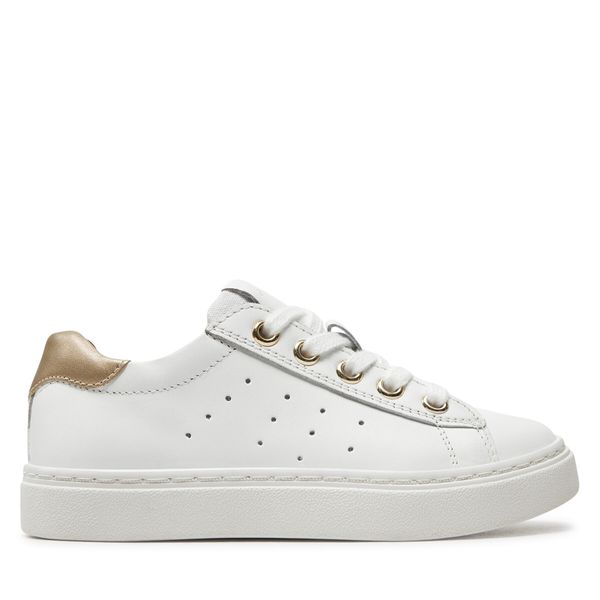 Geox Сникърси Geox J Nashik Girl J4586B 00085 C1000 S Бял