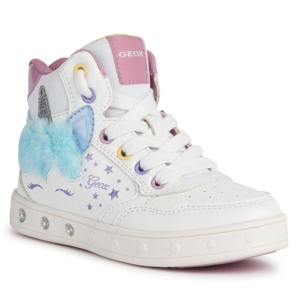 Geox Сникърси Geox J Skylin Girl J368WC 054AS C0653 M Бял