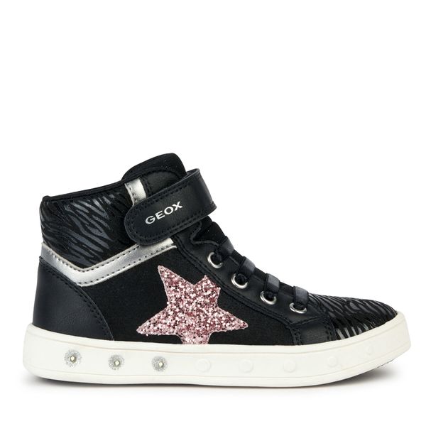 Geox Сникърси Geox J Skylin Girl J368WG 0BJDH C9231 DD Черен