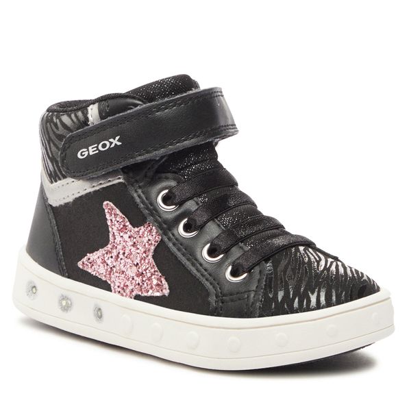Geox Сникърси Geox J Skylin Girl J368WG 0BJDH C9231 M Черен