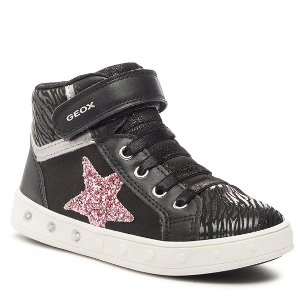 Geox Сникърси Geox J Skylin Girl J368WG 0BJDH C9231 S Черен