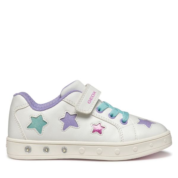 Geox Сникърси Geox J Skylin J558WB 0BCKC C0653 D Бял