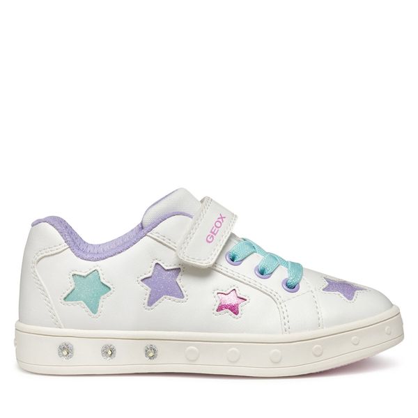 Geox Сникърси Geox J Skylin J558WB 0BCKC C0653 M Бял