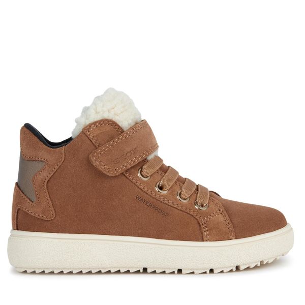Geox Сникърси Geox J Theleven Girl Wpf J36HYC 022BH C6627 M Кафяв