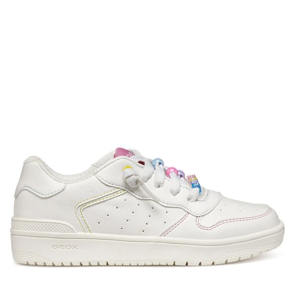 Geox Сникърси Geox J Washiba J45HXD 54 C0406 M Бял