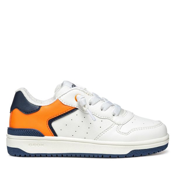 Geox Сникърси Geox J Washiba J45LQB 5411 C1383 S Бял