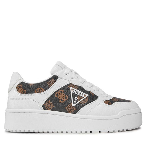 Guess Сникърси Guess Miram2 FLPMI2 FAL12 Бял