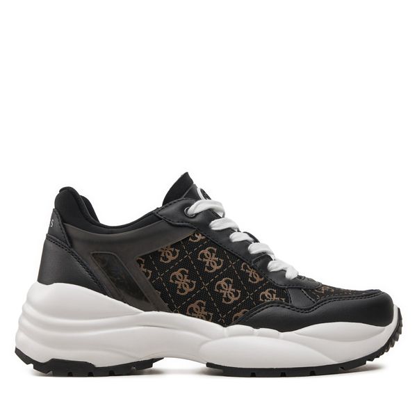 Guess Сникърси Guess Samra2 FLTSM2 FAL12 Черен