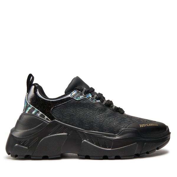Just Cavalli Сникърси Just Cavalli 76RA3SL3 Черен