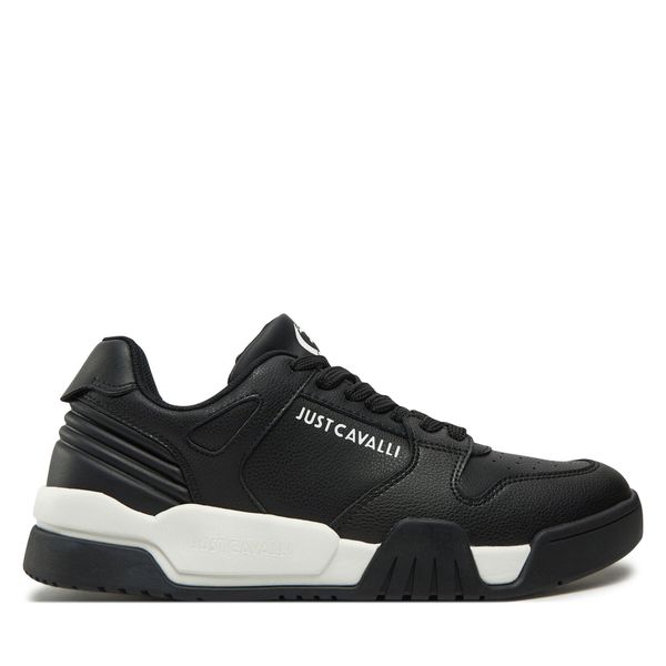 Just Cavalli Сникърси Just Cavalli 77QA3SA1 Черен