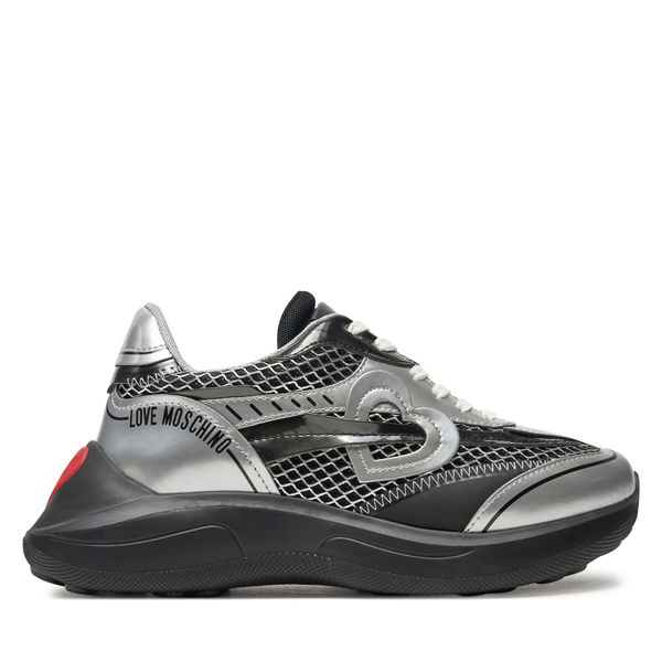 LOVE MOSCHINO Сникърси LOVE MOSCHINO JA15406G0LIQC00B Сребрист