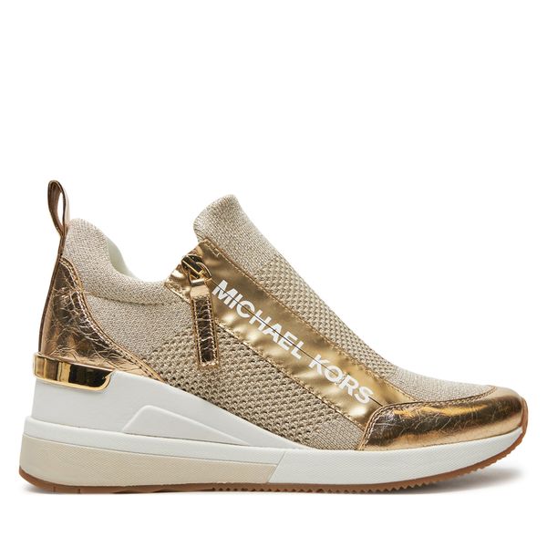 MICHAEL Michael Kors Сникърси MICHAEL Michael Kors Willis Wedge Trainer 43R5WIFS3D Златист