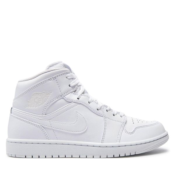 Nike Сникърси Nike Air Jordan 1 Mid 554724 136 Бял