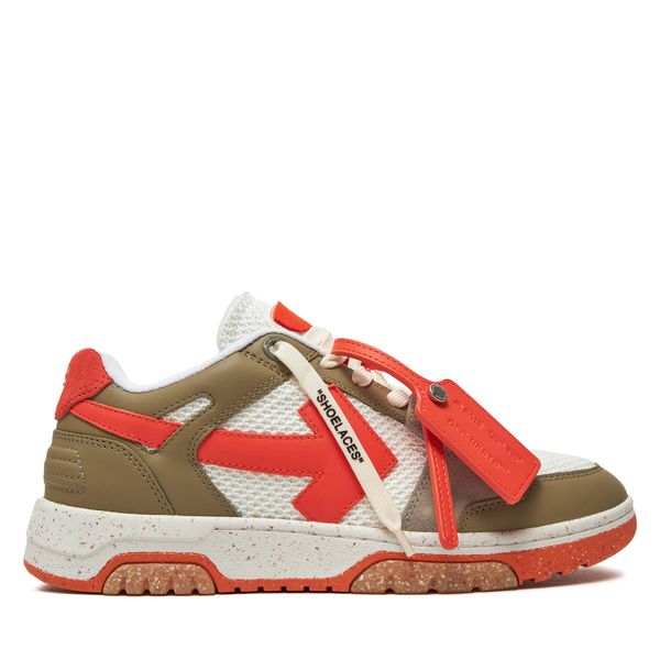 Off-White Сникърси Off-White OMIA243S23LEA0015622 Екрю