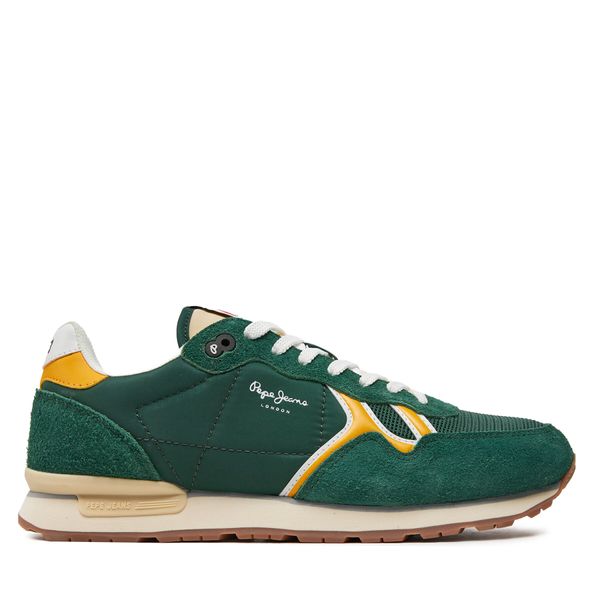 Pepe Jeans Сникърси Pepe Jeans Brit Fun M PMS31046 Зелен