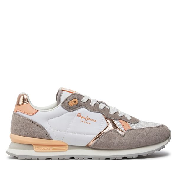 Pepe Jeans Сникърси Pepe Jeans Brit Heritage W PLS31474 Бял