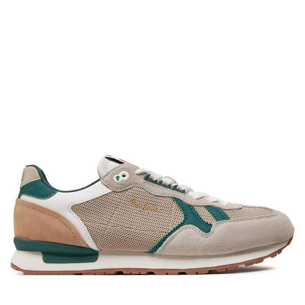 Pepe Jeans Сникърси Pepe Jeans Brit Retro M PMS40004 Екрю