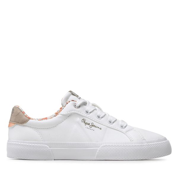 Pepe Jeans Сникърси Pepe Jeans Kenton Flag G PGS30568 Бял